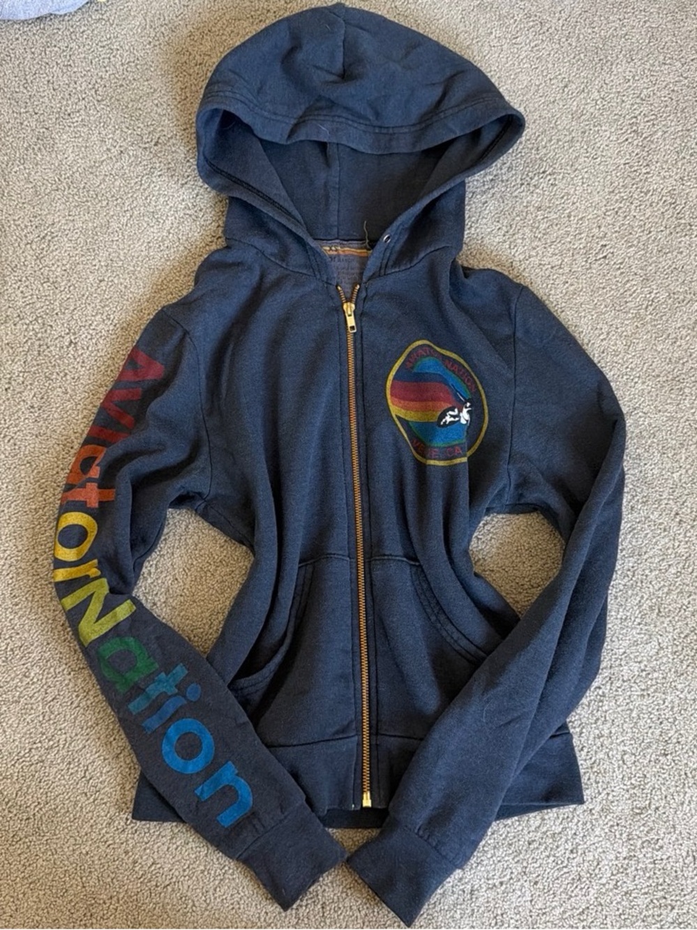 Aviator Nation Zip-Up Hoodie